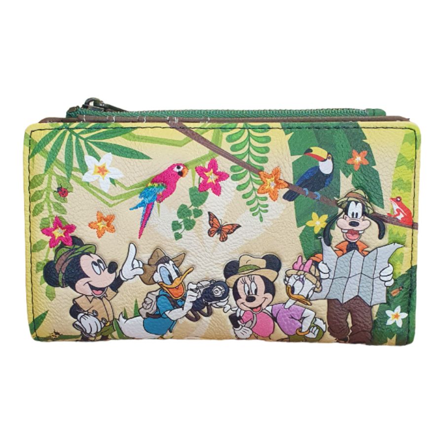 Pop Weasel - Image 2 of Disney - Mickey & Friends Jungle US Exclusive Wallet [RS] - Loungefly - Bags, Wallets & Purses - Image - Pop Weasel