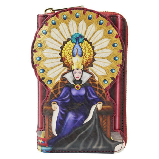 Pop Weasel Image of Snow White (1937) - Evil Queen Throne Zip Around Wallet - Loungefly