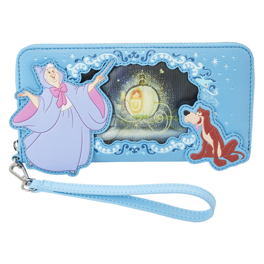 Pop Weasel Image of Cinderella - Princess Lenticular Zip Around Wallet - Loungefly