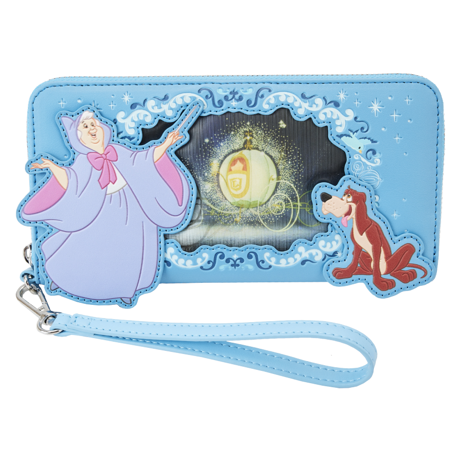 Pop Weasel Image of Cinderella - Princess Lenticular Zip Around Wallet - Loungefly - Bags, Wallets & Purses - Image - Pop Weasel