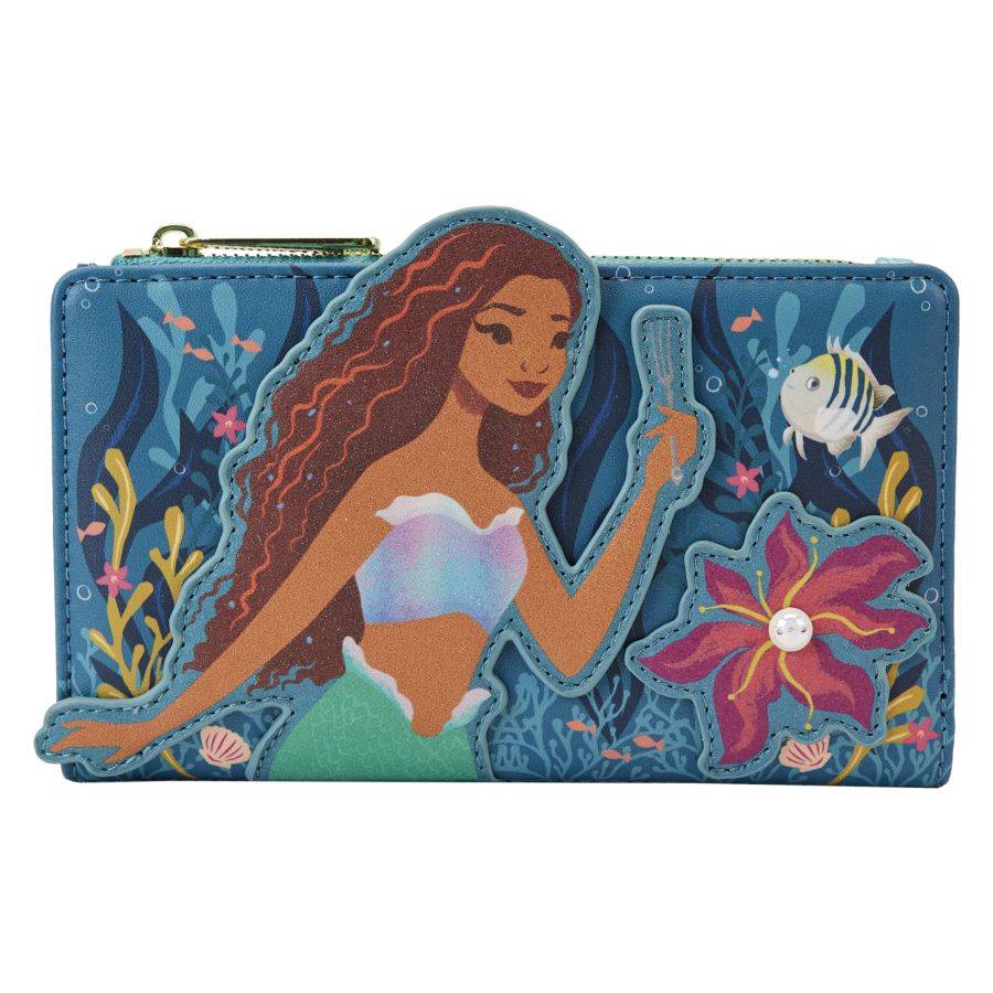 Pop Weasel Image of Little Mermaid (2023) - Ariel Flap Wallet - Loungefly - Bags, Wallets & Purses - Image - Pop Weasel