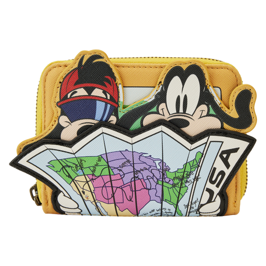 Pop Weasel Image of Disney - Goofy Movie Road Trip Zip Around Wallet - Loungefly