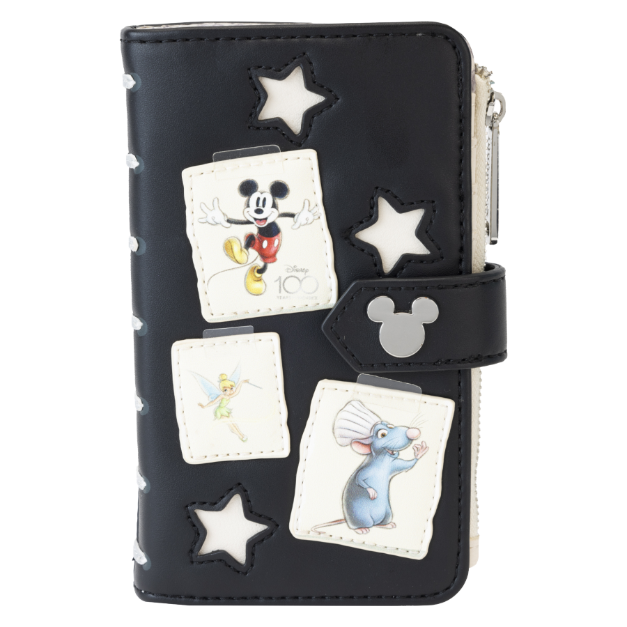 Pop Weasel Image of Disney - 100th Anniversary Sketch Book Flap Wallet - Loungefly - Bags, Wallets & Purses - Image - Pop Weasel