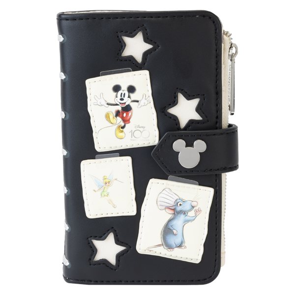 Pop Weasel Image of Disney - 100th Anniversary Sketch Book Flap Wallet - Loungefly