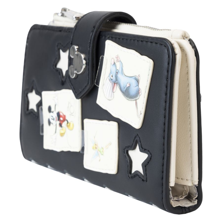 Pop Weasel - Image 2 of Disney - 100th Anniversary Sketch Book Flap Wallet - Loungefly - Bags, Wallets & Purses - Image - Pop Weasel