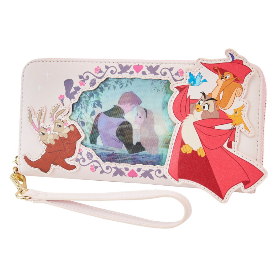 Pop Weasel Image of Sleeping Beauty - Princess Lenticular Series Wristlet Wallet - Loungefly - Bags, Wallets & Purses - Image - Pop Weasel