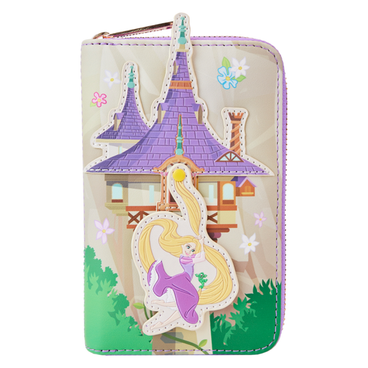 Pop Weasel Image of Tangled - Rapunzel Swinging Zip Around Wallet - Loungefly