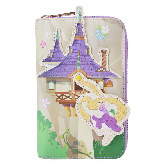 Pop Weasel - Image 2 of Tangled - Rapunzel Swinging Zip Around Wallet - Loungefly