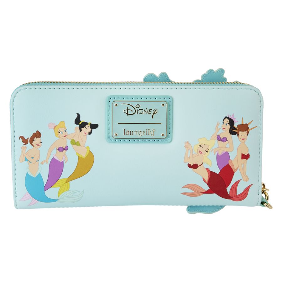 Pop Weasel - Image 3 of The Little Mermaid (1989) - Ariel Princess Lenticular Zip Around Wallet - Loungefly - Bags, Wallets & Purses - Image - Pop Weasel