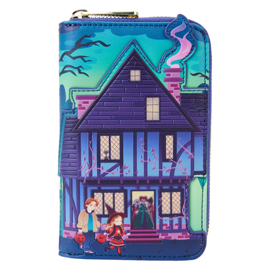 Pop Weasel Image of Hocus Pocus - Sanderson Sisters' House Glow Zip Around Wallet - Loungefly