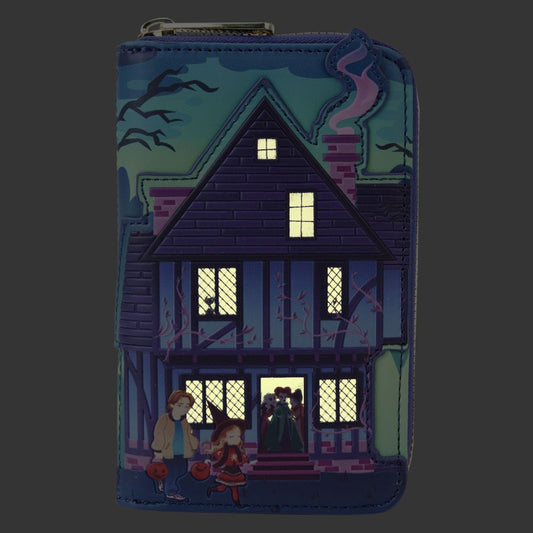 Pop Weasel - Image 2 of Hocus Pocus - Sanderson Sisters' House Glow Zip Around Wallet - Loungefly