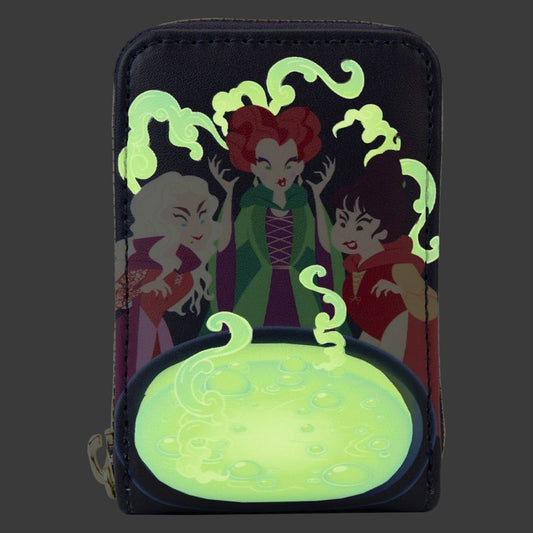 Pop Weasel - Image 2 of Hocus Pocus - Sanderson Sisters Cauldron Glow Accordion Wallet - Loungefly