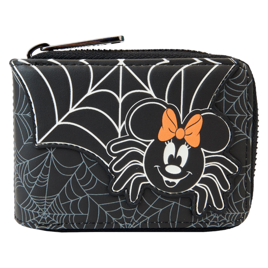 Pop Weasel Image of Disney - Minnie Mouse Spider Glow Accordion Wallet - Loungefly - Bags, Wallets & Purses - Image - Pop Weasel