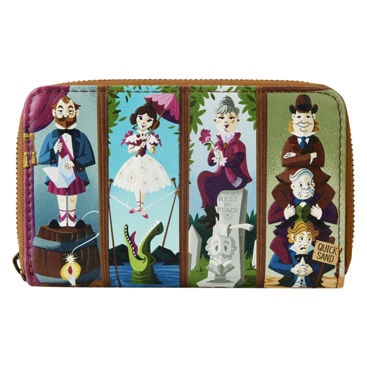 Pop Weasel Image of Disney's Haunted Mansion - Portraits Zip Wallet - Loungefly