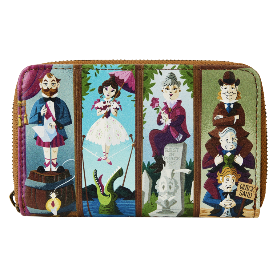 Pop Weasel Image of Disney's Haunted Mansion - Portraits Zip Wallet - Loungefly - Bags, Wallets & Purses - Image - Pop Weasel