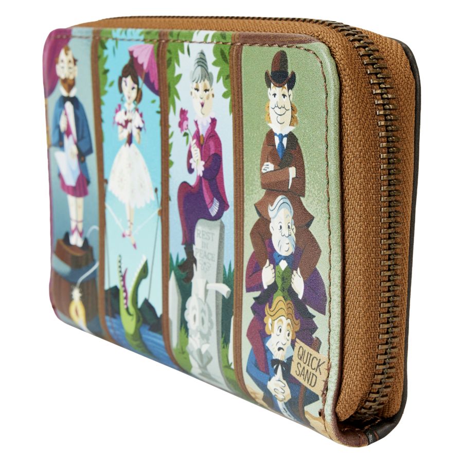 Pop Weasel - Image 2 of Disney's Haunted Mansion - Portraits Zip Wallet - Loungefly - Bags, Wallets & Purses - Image - Pop Weasel