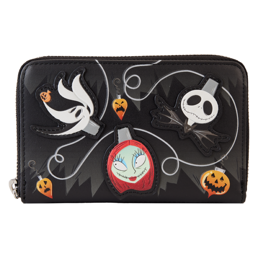 Pop Weasel Image of Nightmare Before Christmas - Tree String Lights Glow Zip Around Wallet - Loungefly - Bags, Wallets & Purses - Image - Pop Weasel