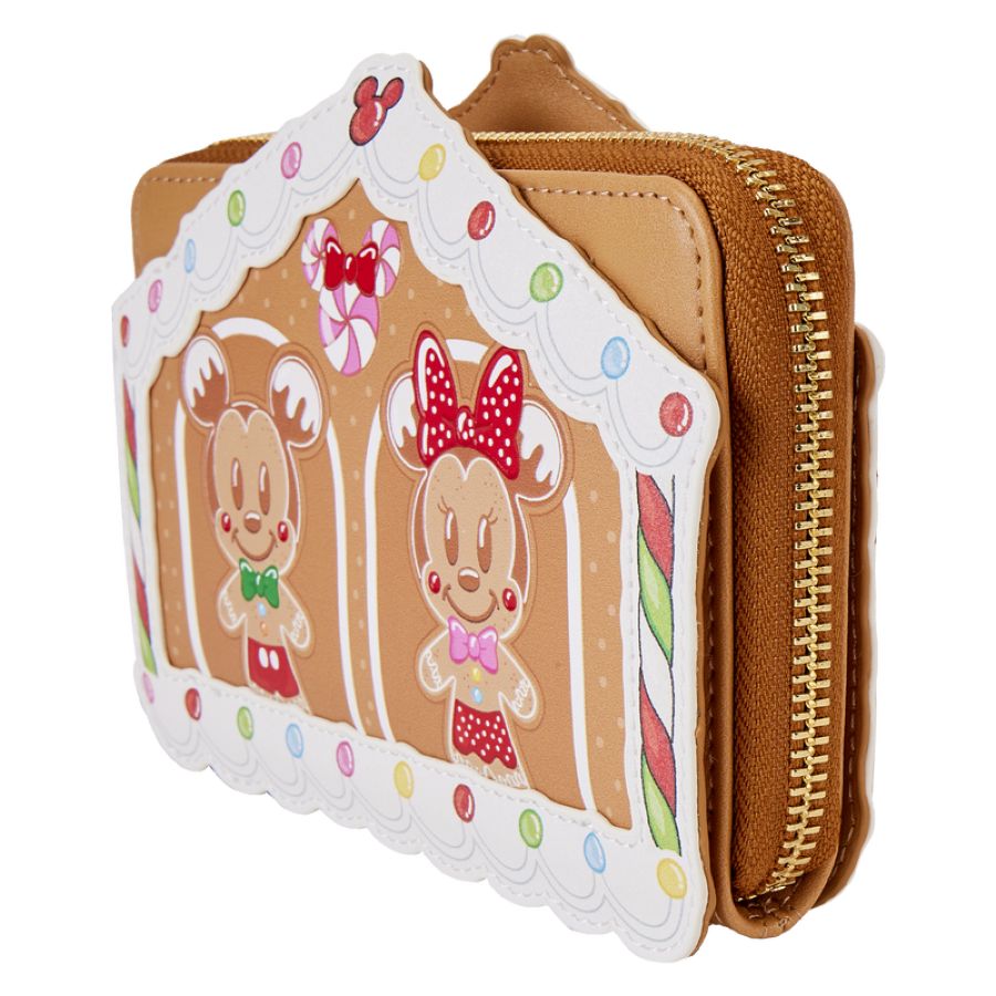 Disney - Mickey & Friends Gingerbread House Zip Around Wallet - Loungefly - Bags, Wallets & Purses - Image - Pop Weasel