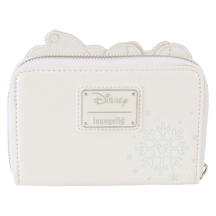 Pop Weasel - Image 3 of Disney - Mickey & Minnie Pastel Snowman Zip Around Wallet - Loungefly