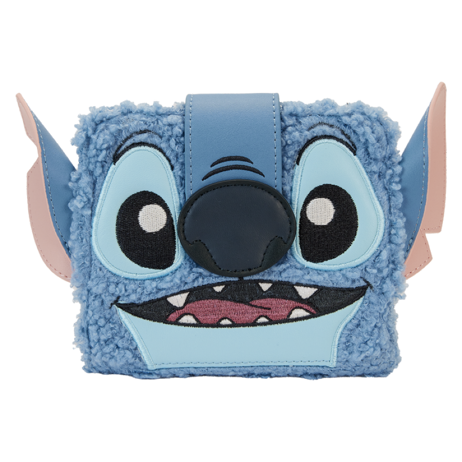 Lilo & Stitch - Plush Sherpa Cosplay Bifold Wallet - Loungefly - Bags, Wallets & Purses - Image - Pop Weasel