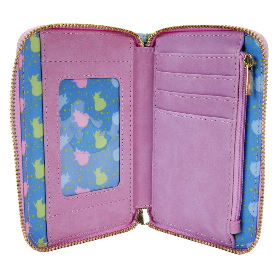 Pop Weasel - Image 4 of Sleeping Beauty - Castle Three Good Fairies Stained Glass Zip Around Wallet - Loungefly