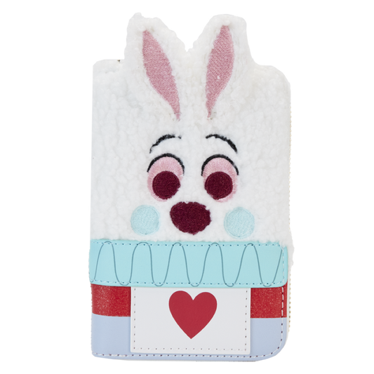 Pop Weasel Image of Alice in Wonderland (1951) - White Rabbit Cosplay Zip Around Wallet - Loungefly