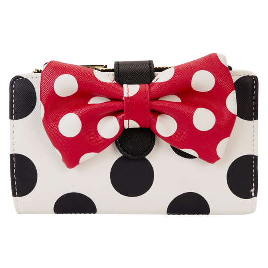 Pop Weasel Image of Disney - Minnie Rocks The Dots Classic Flap Wallet - Loungefly