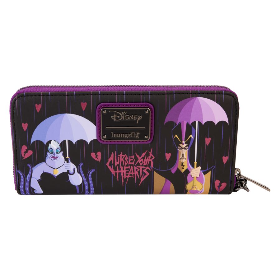 Pop Weasel - Image 3 of Disney Villains - Curse Your Hearts Zip Wristlet - Loungefly - Bags, Wallets & Purses - Image - Pop Weasel