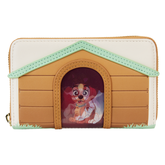 Pop Weasel Image of Disney - I Heart Disney Dogs Lenticular Zip Wallet - Loungefly