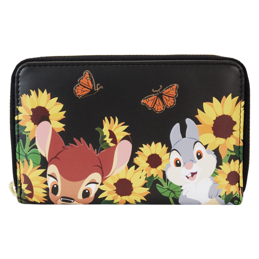 Pop Weasel Image of Bambi (1942) - Sunflower Friends Zip Around Wallet - Loungefly