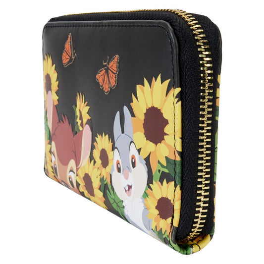 Pop Weasel - Image 2 of Bambi (1942) - Sunflower Friends Zip Around Wallet - Loungefly