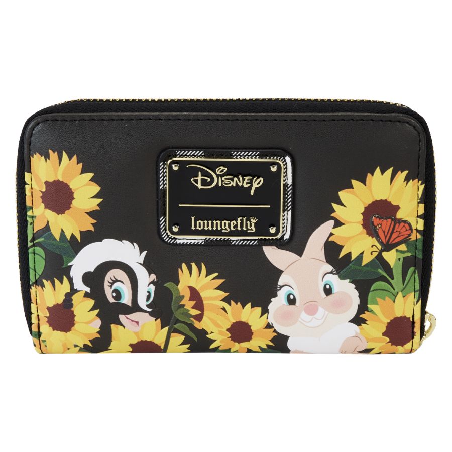 Pop Weasel - Image 3 of Bambi (1942) - Sunflower Friends Zip Around Wallet - Loungefly - Bags, Wallets & Purses - Image - Pop Weasel