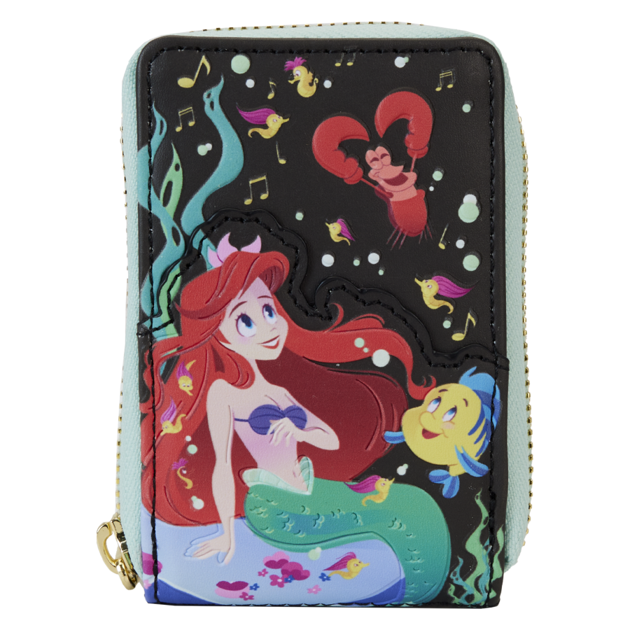 Pop Weasel Image of The Little Mermaid (1989) 35th Anniversary - Life Is The Bubbles Zip Around Wallet - Loungefly - Bags, Wallets & Purses - Image - Pop Weasel