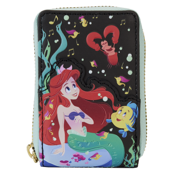 Pop Weasel Image of The Little Mermaid (1989) 35th Anniversary - Life Is The Bubbles Zip Around Wallet - Loungefly