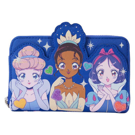 Disney Princess - Manga Style Zip Around Wallet - Loungefly