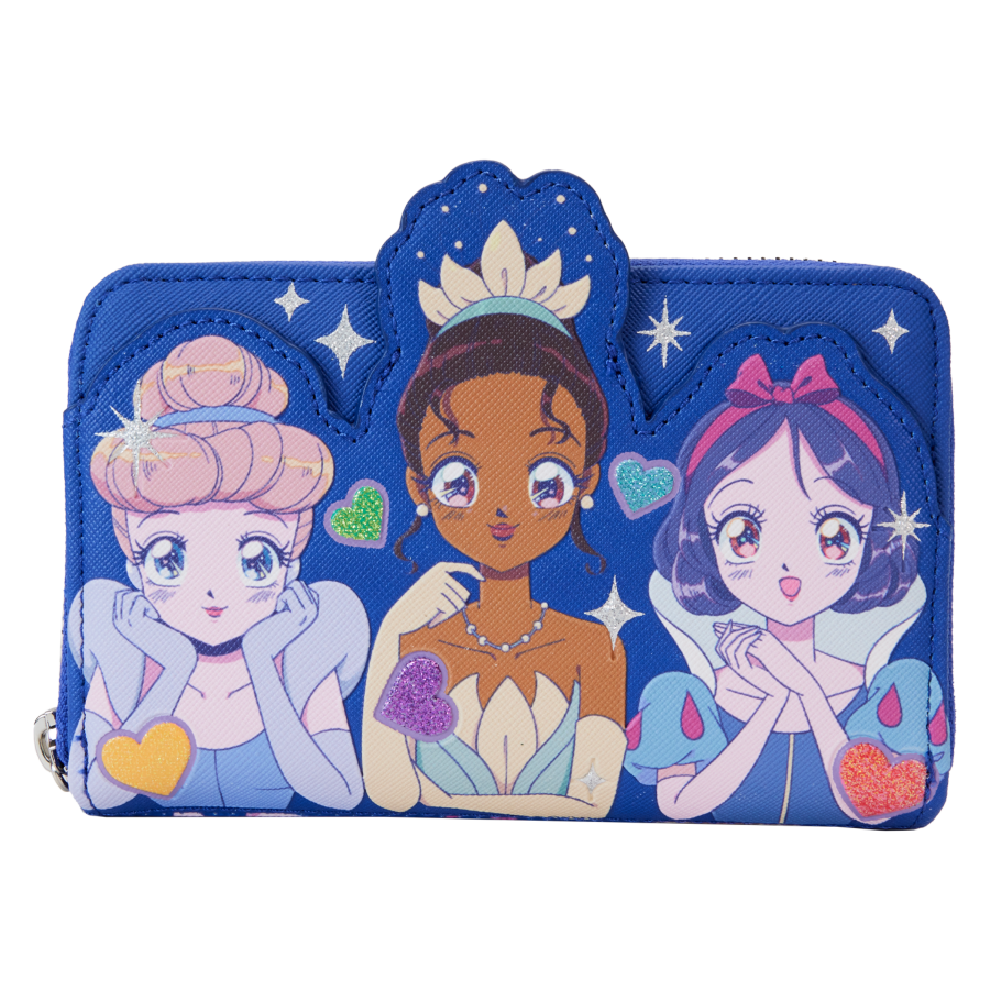 Disney Princess - Manga Style Zip Around Wallet - Loungefly