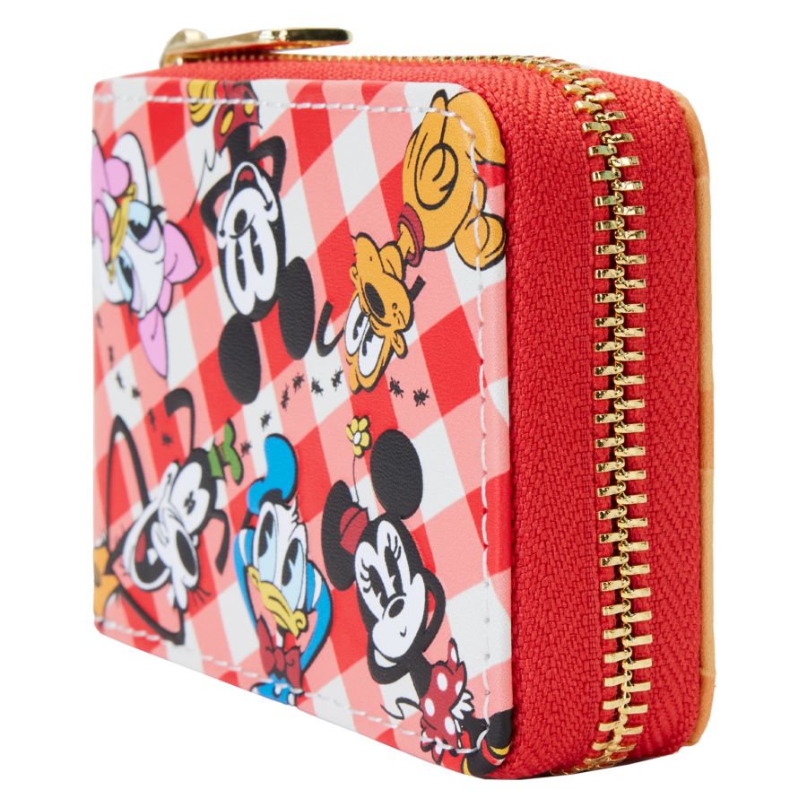 Image Pop Weasel - Image 2 of Mickey & Friends - Picnic Accordion Wallet - Loungefly - Bags, Wallets & Purses - Image - Pop Weasel