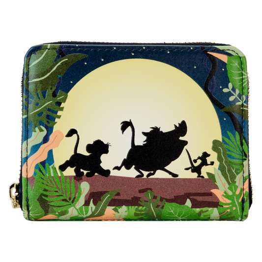 Lion King (1994): 30th Anniversary - Hakuna Matata Silhouette Zip Wallet - Loungefly