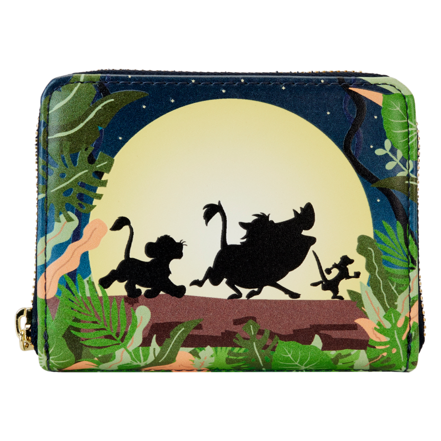 Lion King (1994): 30th Anniversary - Hakuna Matata Silhouette Zip Wallet - Loungefly - Bags, Wallets & Purses - Image - Pop Weasel