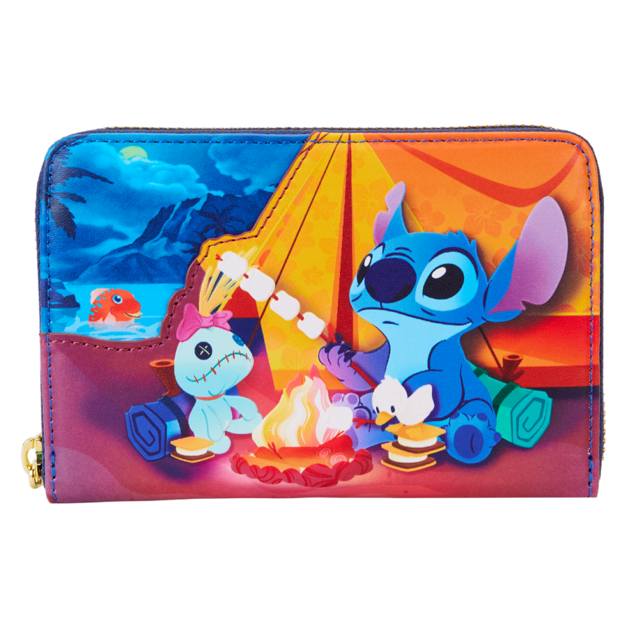 Lilo & Stitch - Camping Cuties Zip Wallet - Loungefly - Bags, Wallets & Purses - Image - Pop Weasel