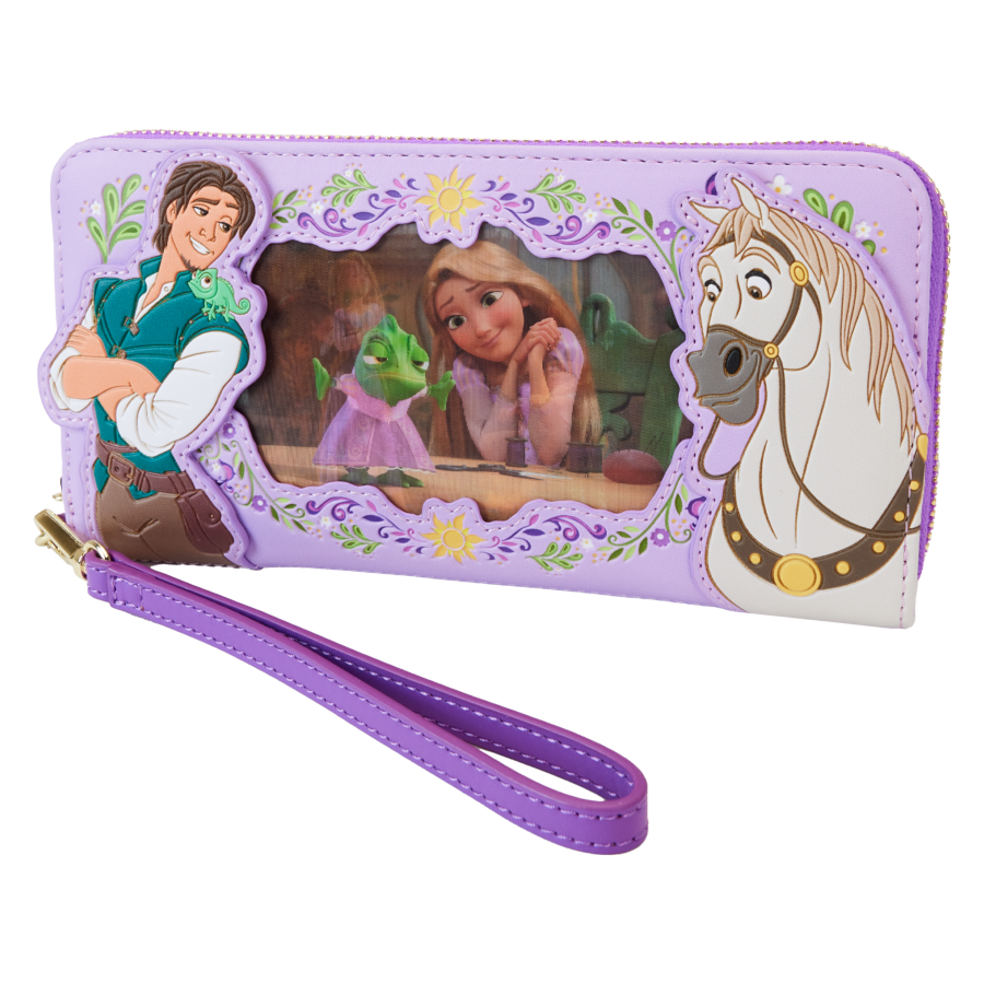 Disney Princess - Rapunzel Lenticular Wristlet Wallet - Loungefly - Bags, Wallets & Purses - Image - Pop Weasel