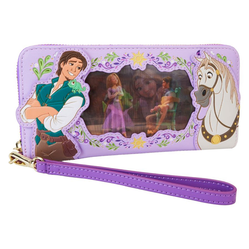 Image Pop Weasel - Image 2 of Disney Princess - Rapunzel Lenticular Wristlet Wallet - Loungefly