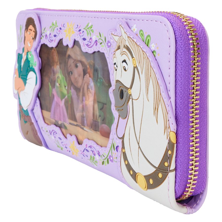 Image Pop Weasel - Image 3 of Disney Princess - Rapunzel Lenticular Wristlet Wallet - Loungefly - Bags, Wallets & Purses - Image - Pop Weasel