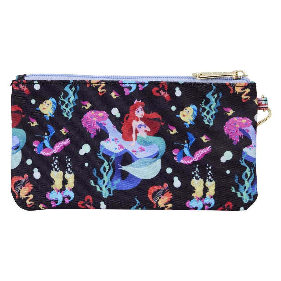 Pop Weasel - Image 3 of The Little Mermaid (1989) 35th Anniversary - Life Is The Bubbles Nylon Purse - Loungefly - Bags, Wallets & Purses - Image - Pop Weasel