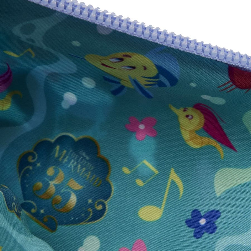 Pop Weasel - Image 4 of The Little Mermaid (1989) 35th Anniversary - Life Is The Bubbles Nylon Purse - Loungefly
