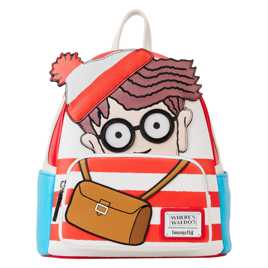 Pop Weasel Image of Where's Wally - Cosplay Mini Backpack - Loungefly - Bags, Wallets & Purses - Image - Pop Weasel