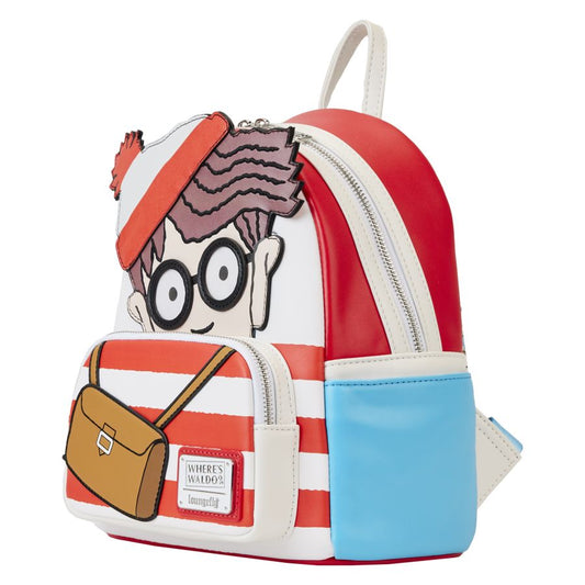 Pop Weasel - Image 2 of Where's Wally - Cosplay Mini Backpack - Loungefly