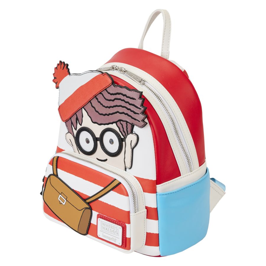 Pop Weasel - Image 3 of Where's Wally - Cosplay Mini Backpack - Loungefly - Bags, Wallets & Purses - Image - Pop Weasel