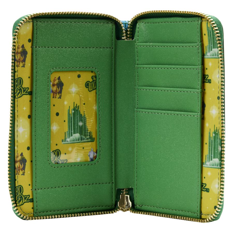 Pop Weasel - Image 4 of Wizard of Oz - Emerald City Zip Around Purse - Loungefly - Bags, Wallets & Purses - Image - Pop Weasel