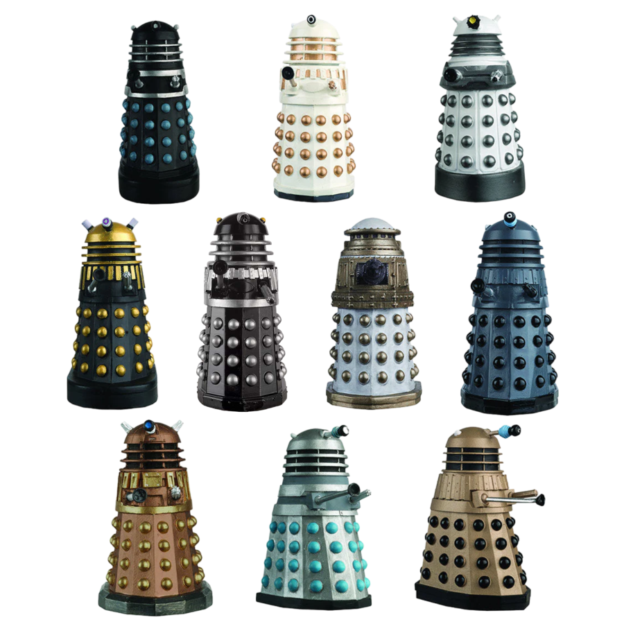 Doctor Who (TV) - Parliament Set 1 (Dalek Figurine Set) - Master Replicas - Replica - Image - Pop Weasel